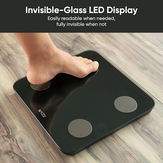 Wyze Scale S Smart Scale for Body Weight & Fat, Bluetooth, 400 lbs, Black | Tracks 12 metrics, Baby/Pet Mode, Sync with Fitness Apps, Heart Rate Tracking, Smart User Recognition, Unlimited Sharing - Image 5