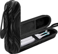 Dual Electric Toothbrush Travel Case for Oral-B iO & Sonicare | Fits 2 Standard Toothbrushes Up To 10.2 In Or 1 Extra-Large Model, Hard EVA Shell, Soft Lining, Mesh Pocket, Elastic Straps by TOCCOOL