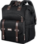 FALANKO Laptop Backpack For Women, Work Doctor Teacher Nurse Wide Open Bookbags 17.3 Inch Laptops Backpack with RFID, Water Resistant Computer Backpack for Men Women Black by FALANKO