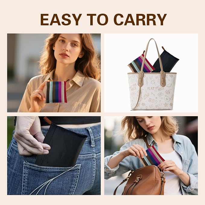2-Piece reusable grocery bags,shopping bags,grocery bags Reusable Shopping 60+Pounds Capacit, Foldable, - Image 6