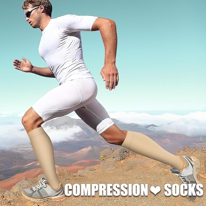 3 Pack Medical Compression Sock-Compression Sock For Women and Men Circulation -Best for Running,Nursing,Athletic Sports - Image 4