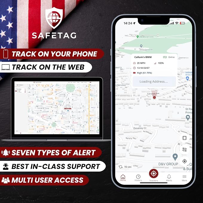 Plug - 4G LTE Car GPS Tracker, Vehicle Location Every 10-30 Seconds, Multiple GeoFences, Route Playback, Monitor Speed, Driving Behaviour, No Activation Fees, Cancel Anytime, 7 Day Free Trial - Image 2
