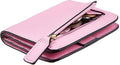 Toughergun Women’s Small Slim Leather Wallet with RFID Protection, Compact Bifold Mini Purse with Clear ID Window by Toughergun