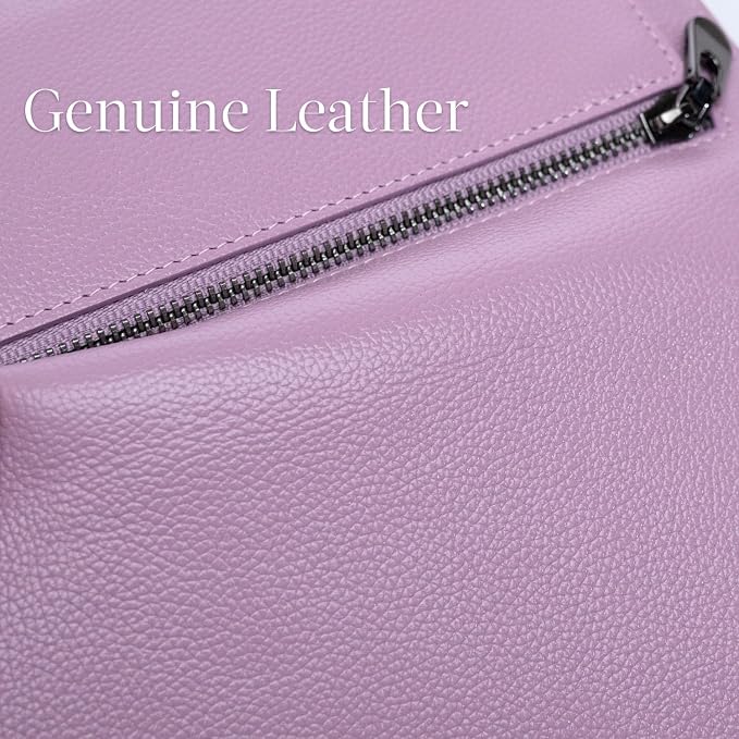 Bveyzi Ultra Slim Thin Leather RFID Blocking Credit Card Holder Bifold Clutch Wallets for Women - Image 6