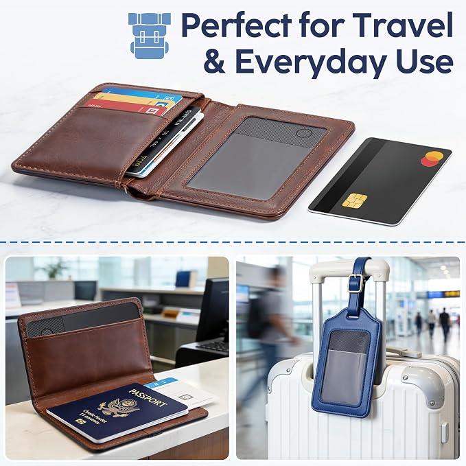 Ultra-Slim Wallet Tracker Card, Works with Apple Find My & Android Find Hub, Rechargeable Smart Tracking Card for Wallet, Luggage, Passport, Keys, Travel & Everyday Use - Image 6