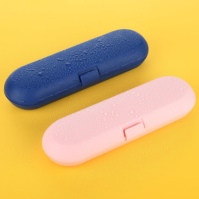 Cosmos Pack of 2 Plastic Travel Case Toothbrush Carrying Case Holder Container Compatible with Oral B Pro and also for Sonicare & Other Toothbrush - Image 6
