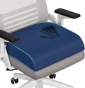TranquilRelax XL Memory Foam Seat Cushion for Office Chair, 3.35-Inch, Blue | Medium-firm Support for Long Sitting, Washable Mesh Cover, Non-slip Base, Perfect for Car Seats & Short Drivers by Unknown
