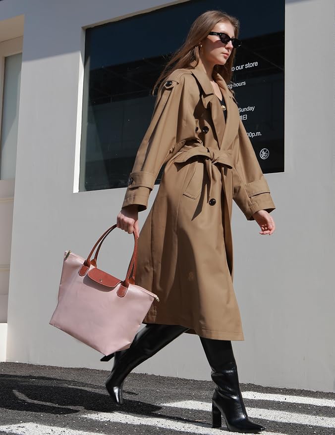 Tote Bag for Women Foldable Shoulder Bag Nylon Weekend Hobo Handbag - Image 2