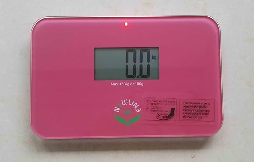 NewlineNY Auto Step On Super Mini Travel Bathroom Scale, 5.25" x 8.5" SBB0638SM: Strawberry Ice - Image 7