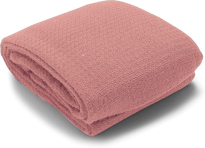 Personal Travel Blanket for Cars, Airplanes or Home Use, Throw Blanket Size, 39" x 59", Rose Gold (LEV549XXRSGD29) by Travel+Fresh