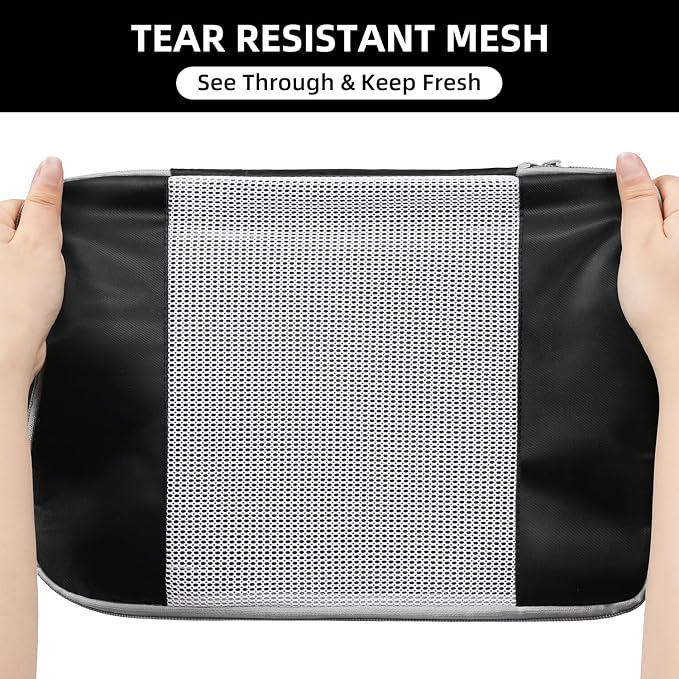BAGAIL 6 Set/8 Set/10 Set Packing Cubes Various Sizes Packing Organizer for Travel Accessories Luggage Carry On Suitcase - Image 4