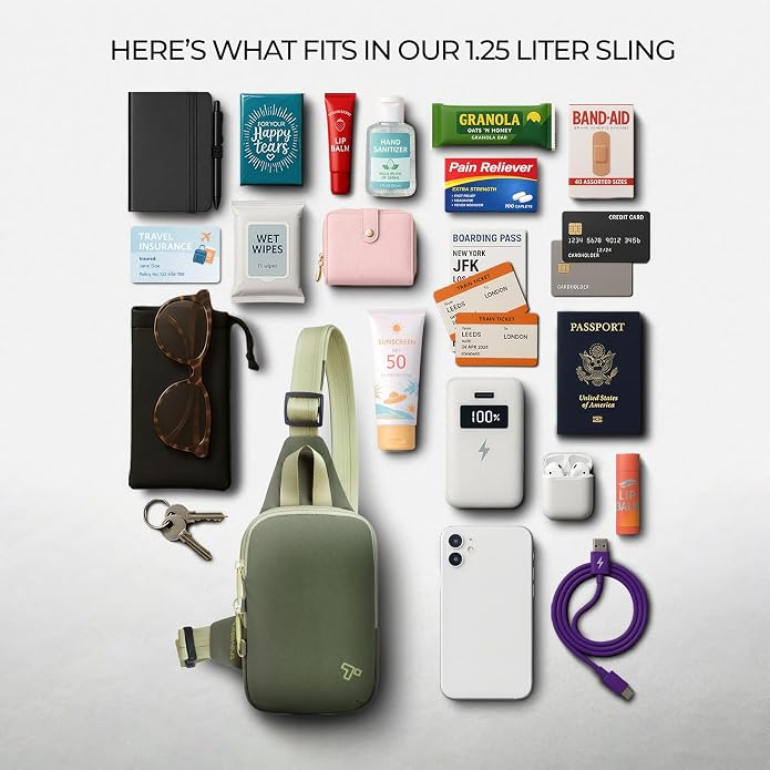 Travelon Anti-Theft The Voyages Compact Sling - Image 7