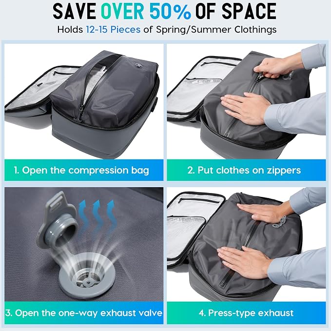 BANGE Travel Backpack with Vacuum Pocket and TSA lock version can hold 15.6 inch Laptop suitable Overnight Flight Approved Anti-theft Bag - Image 4