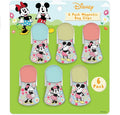 Disney Mickey & Minnie Magnetic Chip Clips, Set of 6 | Airtight food storage bag clips for snack, cereal, and coffee bags, great for pantry and fridge, magnet displays kids artwork by BestBrands
