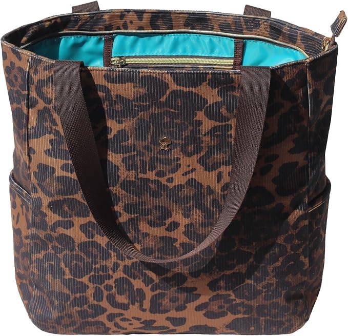 ESVAN Original Floral Water Resistant Large Tote Bag Shoulder Bag for Gym Beach Travel Daily Bags Upgraded by ESVAN