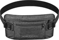 Hidden Money Belt for Travel, RFID Blocking Waist Wallet, 2 Zippers | Ultra-Slim Money Belt; RFID-Blocking Waist Pack; 2 Zippered Pockets; Moisture-Wicking; lightweight by TravelInspira