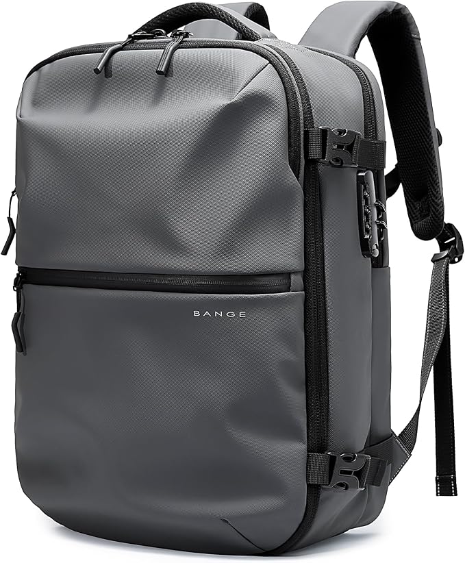 BANGE Travel Backpack with TSA lock version can hold 15.6 inch Laptop suitable Daily Commute and Overnight Flight Approved Anti-theft Bag by BANGE