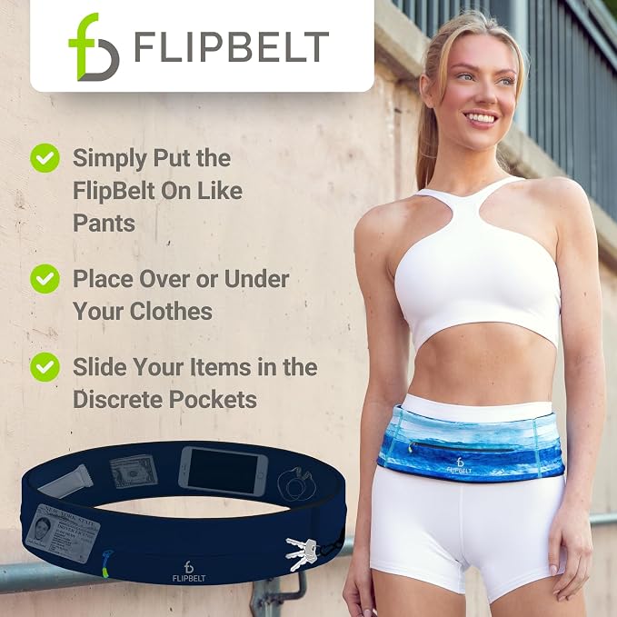 FlipBelt Zipper Running Belt, Waist Pack for Fitness and Running, US Company - Image 5