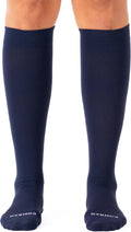 Nylon Knee High Socks - 15-20mmHg Graduated Compression Socks - Soft & Breathable Support Unisex Socks by Comrad
