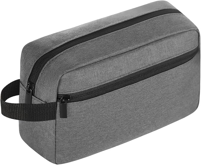Icramsy Travel Toiletry bag Toiletry bag for women men Hanging Cosmetic bag Travel accessories for Women Men (Grey) by Icramsy