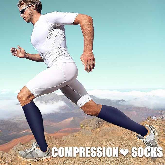 3 Pack Medical Compression Sock-Compression Sock For Women and Men Circulation -Best for Running,Nursing,Athletic Sports - Image 4