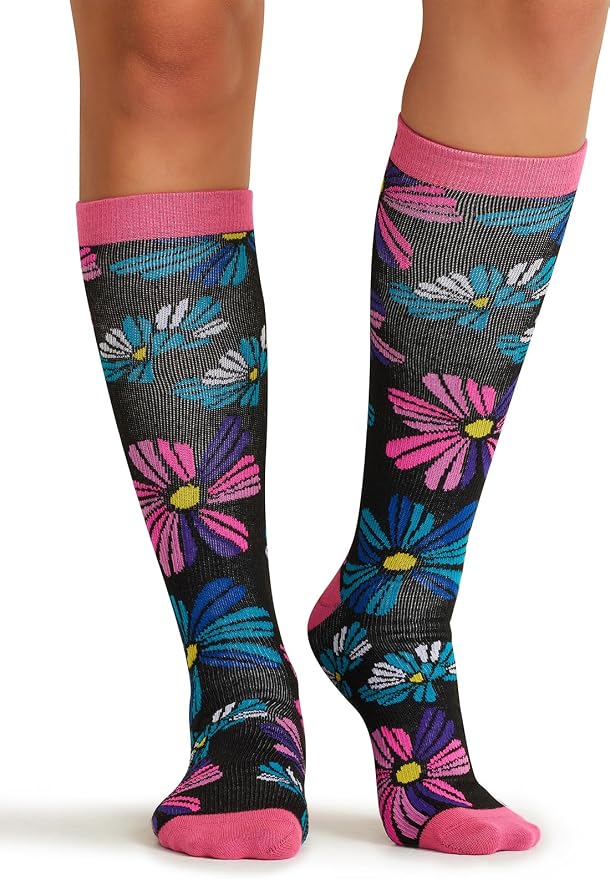 Cherokee Legwear Compression Socks for Women 10-15 mmHg (1-Pair Pack) | Comfort Support Knee Highs, Soft Fit, Regular & Wide Calf, Soft Knit Feel, Lightweight, Easy Care for Work and Everyday Wear by Cherokee