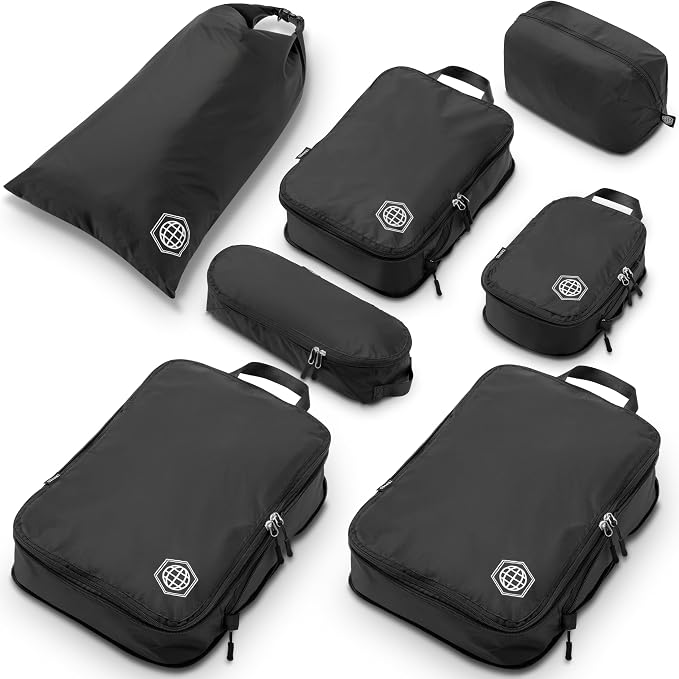 TRIPPED Travel Gear Large Compression Packing Cubes 7-Piece Set for Travel - Image 6