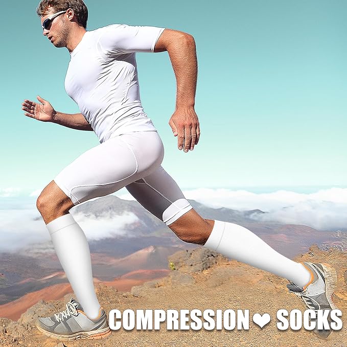 3 Pack Medical Compression Sock-Compression Sock For Women and Men Circulation -Best for Running,Nursing,Athletic Sports - Image 4