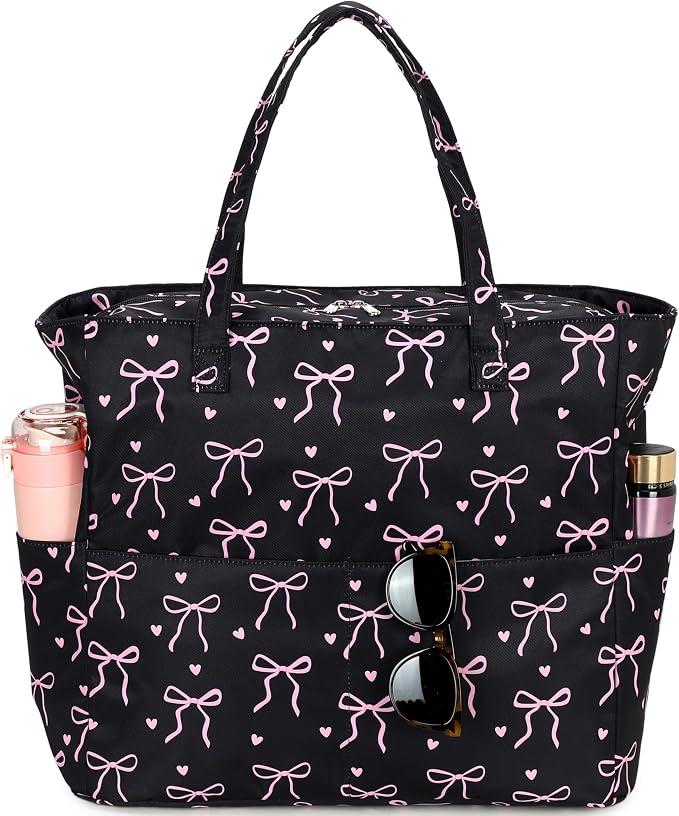 LEDAOU Large Beach Bag for Women, Waterproof Sandproof Tote Bag with Zipper | 36L Pool and Swim bag with Zipper, Wet/Dry pocket and 7 Pockets for Beach Days, Cruises, Vacations and Family travel - Image 8