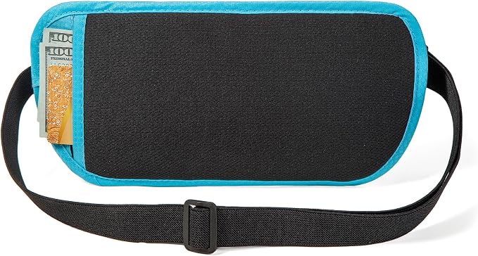 Travel Money Belt - Slim Passport Holder Travel Wallet with RFID Blocking Travel Pouch Undercover Fanny Pack for Women Men - Image 6