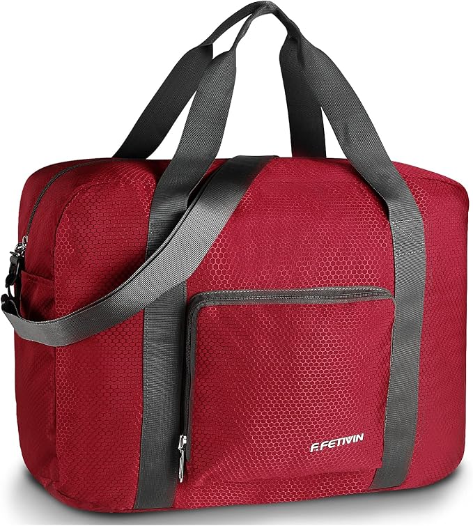 F.FETIVIN Personal item travel bag 18x14x8 for Spirit Airlines Lightweight carry on duffle bag for Gym,Sports,Vacation by FFETIVIN