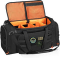 DSLEAF Tactical Sneaker Duffle Bag, Sneaker Travel Bag for 4 Pairs of Shoes | Multiple Pockets, Detachable Shoulder Strap and TSA Carry-on Approved Size by DSLEAF