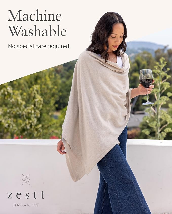Dreamsoft Travel Scarf, Wrap and Shawl for Women, Organic Cotton - Image 6