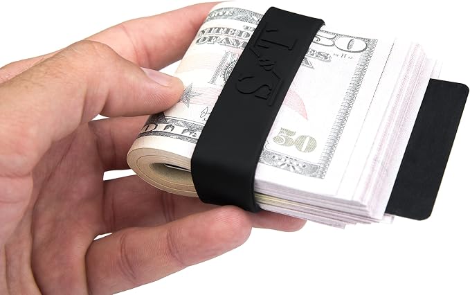 Money Bands (Set of 4) - Money Bands for Large Amounts of Money and Cards - Silicone Bands - Wallet Alternative - Image 6