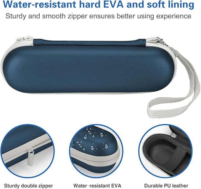 ProCase Toothbrush Travel Case for Oral-B & Sonicare -Navy | Fits Oral-B Pro/IO Series & Sonicare, Hard EVA Cover, Storage Bag Holder with Mesh Pocket - Image 5