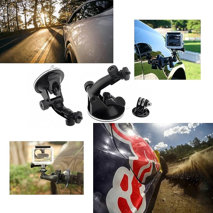 10-in-1 Accessory Kit for Hero13 12 11 10 9 8 7 6 5 4 3+ 3 Hero Session 5 Black AKASO EK7000 for Apeman SJ4000 5000 6000 for DBPOWER for AKASO,Action Camera Accessories for Insta360 Ace Pro 2 X5 - Image 5