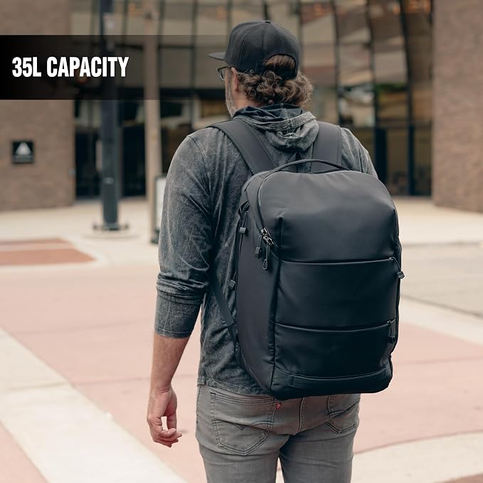 Large Faraday Backpack | Signal-Blocking, Anti-Tracking, Premium Cordura, Water-Resistant, Laptops, 35L Bag, Data Security for Phones, Laptops, Tablets, Passports, and more, Carry-On Luggage - Image 2