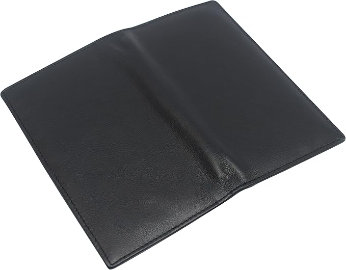 Marshal Bifold Leather RFID Blocking Wallet For Men & Women | Genuine Leather Holder With 19 Slots, 2 Bill Compartments & ID Window | For Credit/Debit Cards, Money & More (CN Black) - Image 6