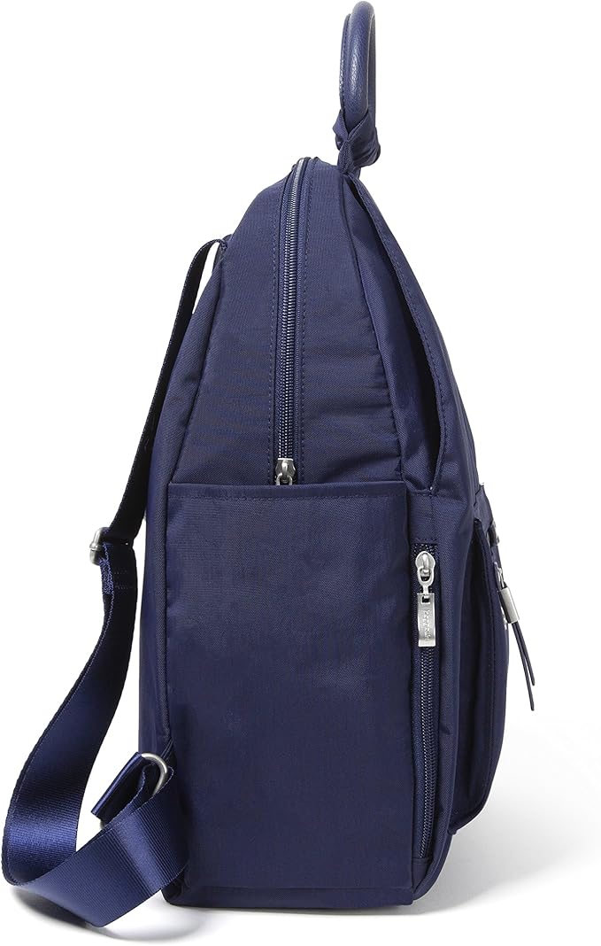 Baggallini Womens With Rfid Phone Wristlet All Day Backpack, Navy, One Size US - Image 13