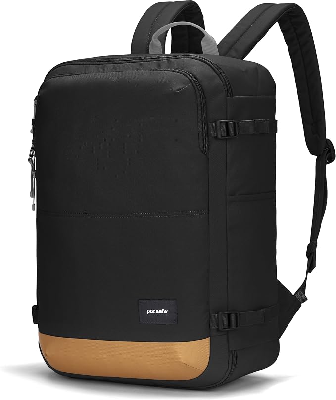 Pacsafe GO Anti Theft 34L Carry-on Backpack, Jet Black - Image 2