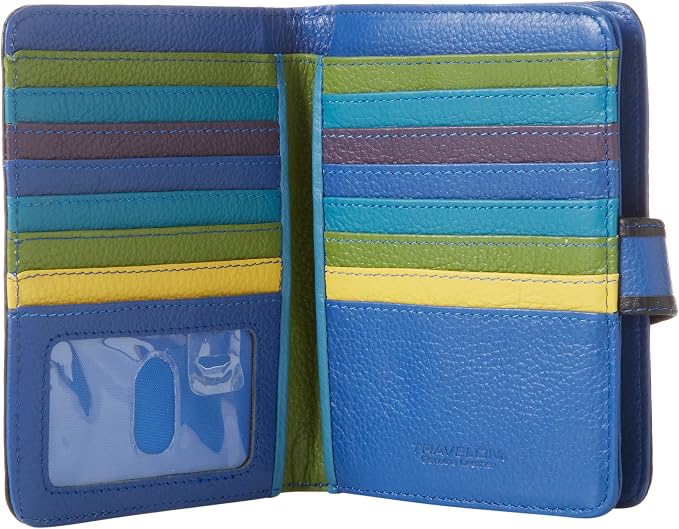 Travelon Safe Id Color Block Bi-Fold Tab Wallet, Black, One Size - Image 4