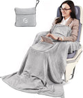 Tirrinia Travel Blanket Airplane Compact with Bag - Cozy Travel Pillow Blanket for Long Flight, Airplane Travel Essentials, Packable and Lightweight Travel Blanket and Pillow Set for Kids & Adults, by Tirrinia