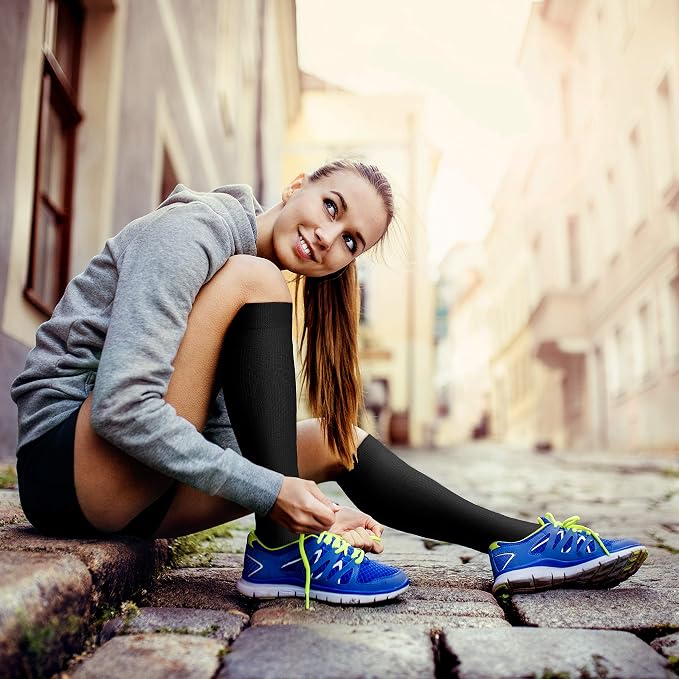 WITHYOU Compression Socks 15-20 mmHg is Best Athletic for Men & Women Running Flight Travel Nurses Pregnant - Image 3