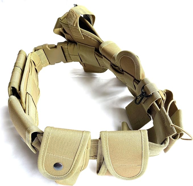 Police Security Duty Belt Modular Equipment Law Enforcement Hunting Game Versatile Utility Adjustable - Image 8