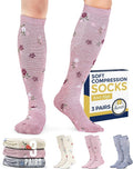 Pembrook® Light Compression Socks for Men & Women - 3 Pairs | 8-15 mmhg Compression Dress Socks for Men | Support Socks by Pembrook