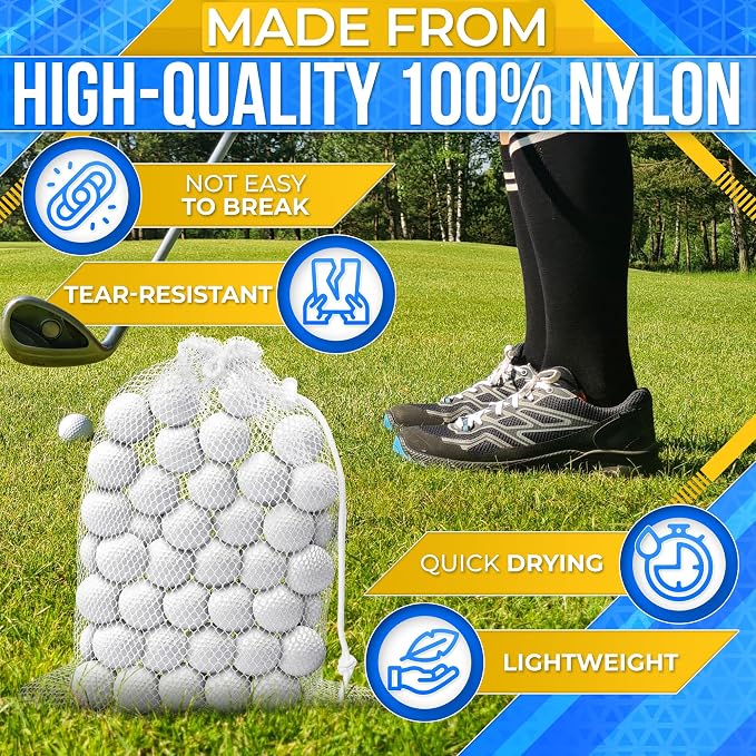 5 Pcs Small Mesh Bags with Tight Closure, 11.8 x 7.48", Nylon (White) | Mesh Laundry Bags Drawstring for Delicates; Multipurpose for Storing Balls, Clothes, Sports Gear, Beach Supplies & Travel Use - Image 3