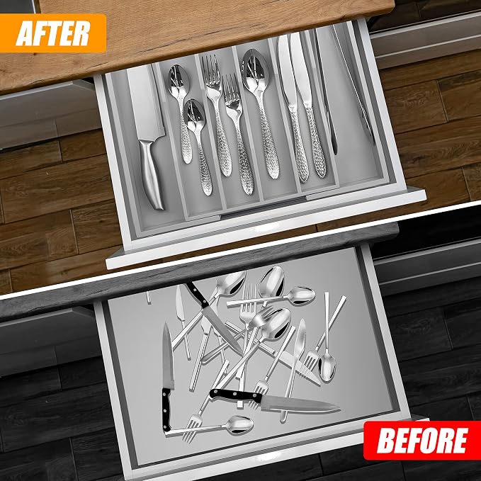 Kitchen Silverware Drawer Organizer and Storage Best Grandpa Grandfather Elder Men Father Day Grandparents Great Papaw Peepaw Grampy Pawpaw Granddad Happy Birthday Christmas Xmas Unique Cool Gifts - Image 2