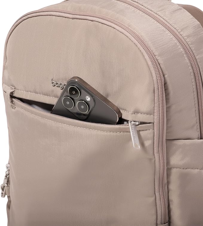 Securtex Anti-Theft Getaway Backpack - 9.4"x13"x5" Travel Safe Bag w/Locking Zippers, Slash-Resistant, RFID - Image 9