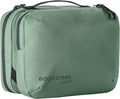 Eagle Creek Pack-It Trifold Toiletry Kit, Willow Green | Dopp Kit Toiletry Organizer with Padded Interior, Durable Hanging Hook and Large Compartments, Water-Resistant and Washable by EagleCreek