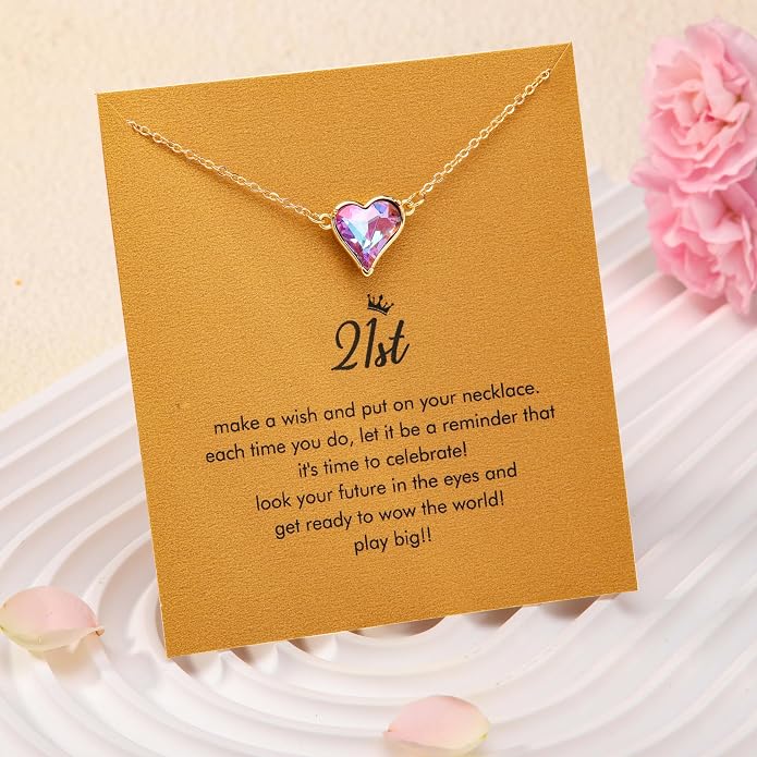 RZKING Golden Necklace for Women, Dainty Butterfly Heart Bow Rose Necklace, Gifts for Best Friend Sister Mom Girlfriend, Graduation Chritmas Birthday Anniversary Thank You Gifts - Image 5